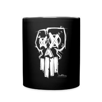 Jour du crâne - Mug uni - noir - Devant