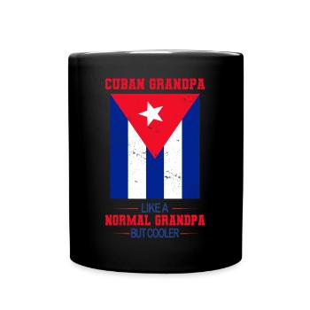 Kuba - Tasse einfarbig - Schwarz - Vorne