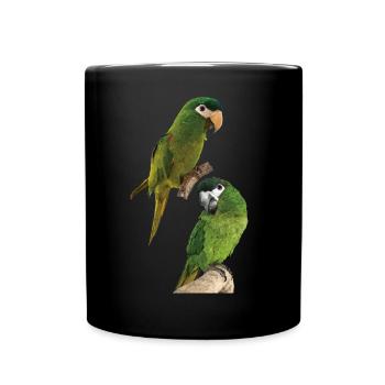 Le noble ara - Mug uni - noir - Devant