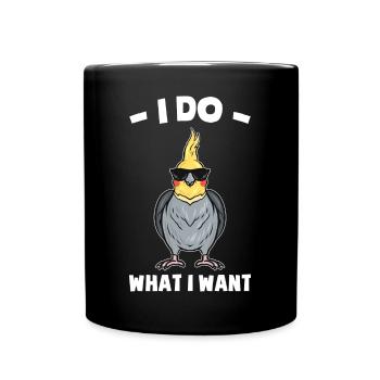 Cockatiel Gifts | Pets Birds Animals - Full Colour Mug - black - Front
