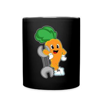 Atelier de Clé Mécanique Carotte - Mug uni - noir - Devant