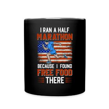 Jogging Dicton pour courir - Runners - Mug uni - noir - Devant