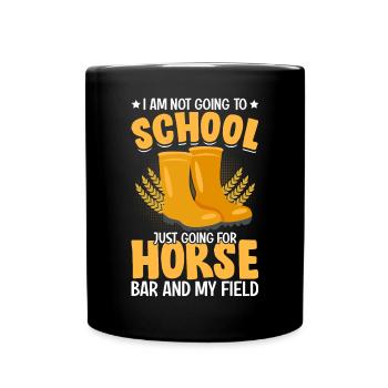 Farmer School Farming Quota for Farmers - Full Colour Mug - black - Front