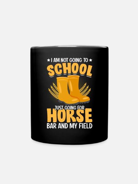 Quota agricole scolaire pour les agriculteurs - Mug uni - noir