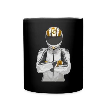 Motorcycle Lifestyle / Motorcycle / Motorcycle biker - Full Colour Mug - black - Front
