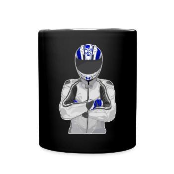 Motorcycle Lifestyle / Motorcycle / Motorcycle biker - Full Colour Mug - black - Front