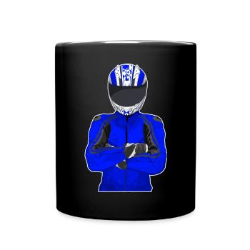 Moto Lifestyle / Moto / Moto motard - Mug uni - noir - Devant