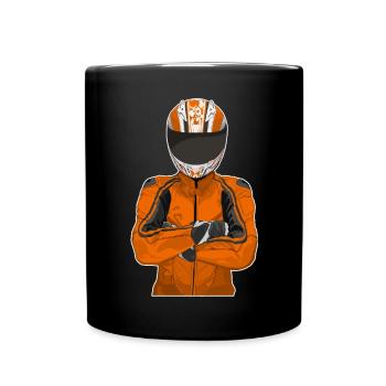 Motorcycle Lifestyle / Motorrad / Motorräder biker - Tasse einfarbig - Schwarz - Vorne