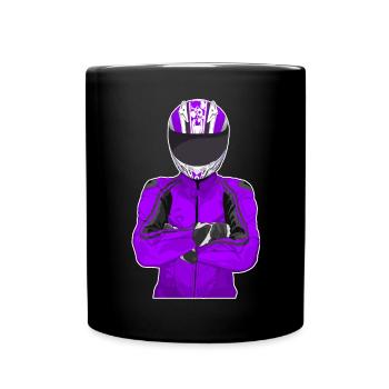 Moto Lifestyle / Moto / Moto motard - Mug uni - noir - Devant