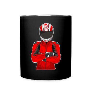 Motorcycle Lifestyle / Motorcycle / Motorcycle biker - Full Colour Mug - black - Front