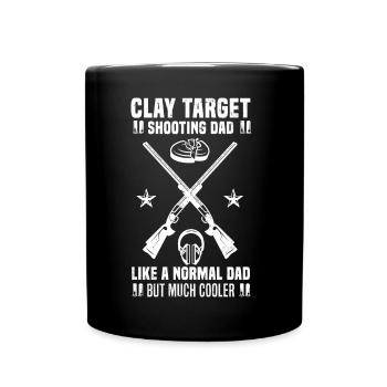 Tir au pigeon d’argile | Clay Pigeons Shooting Cadeaux - Mug uni - noir - Devant