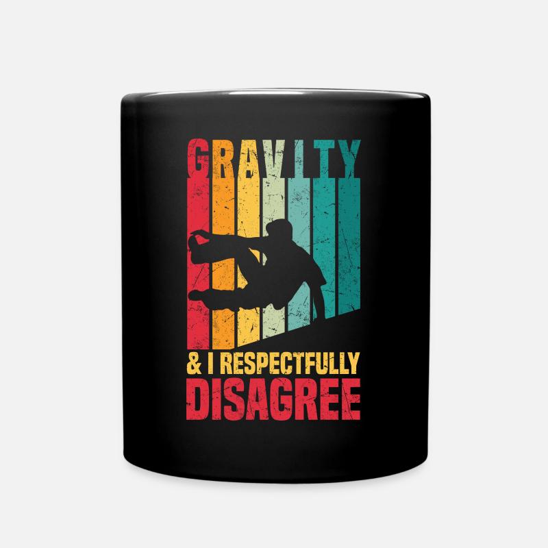Parkour - Tasse einfarbig - Schwarz