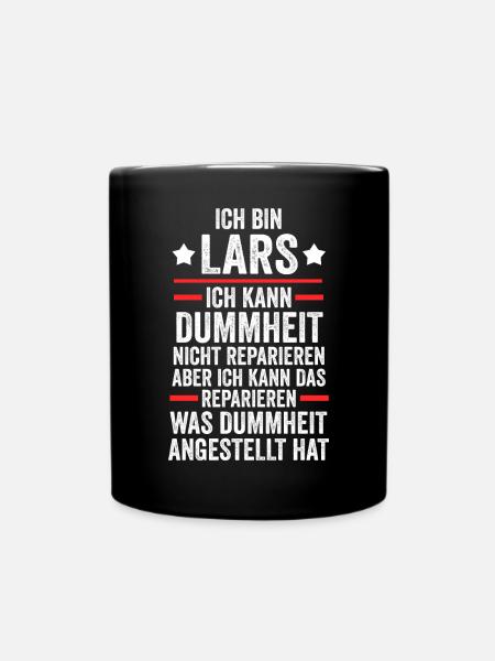 Lars - Tasse einfarbig - Schwarz