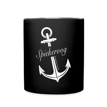 Spiekeroog - Tasse einfarbig - Schwarz - Vorne