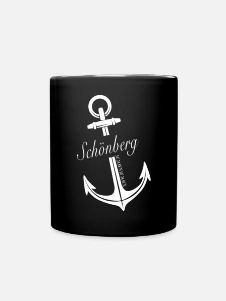 Schönberg - Tasse einfarbig - Schwarz