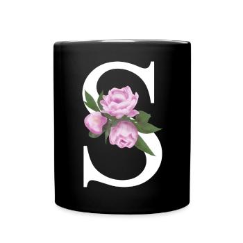 S - Tasse einfarbig - Schwarz - Vorne