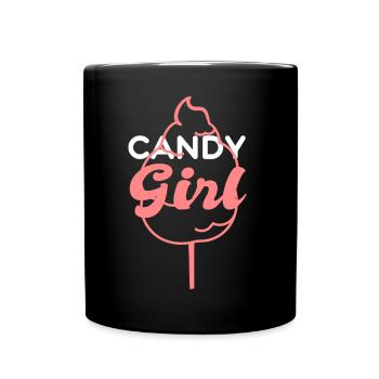 Candy Girl Cotton Candy - Full Colour Mug - black - Front