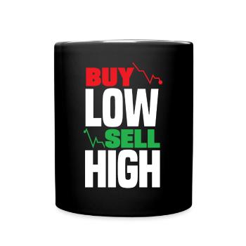 Acheter à bas prix Vendre Journée des investisseurs élevés - Mug uni - noir - Devant