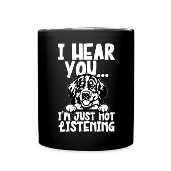 Bernese Mountain Dog - Full Colour Mug - black - Front