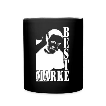 Meilleur homme de marque - Mug uni - noir - Devant