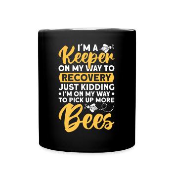 Beekeepers Bees Honey bees Beekeeping - Full Colour Mug - black - Front
