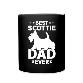 Scottish Terrier Scottie Dog - Full Colour Mug - black - Front