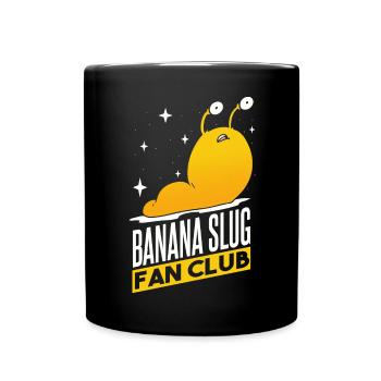 Banana Slug Fan Club - Tasse einfarbig - Schwarz - Vorne