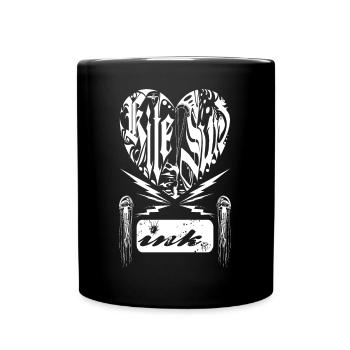 KITESURF INKD - Tasse einfarbig - Schwarz - Vorne