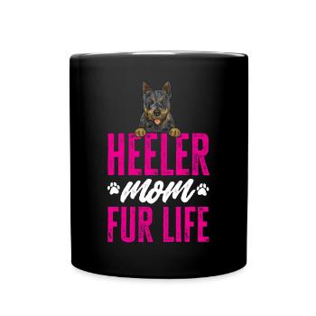 Australian Cattle Dog Red Blue Heeler - Full Colour Mug - black - Front