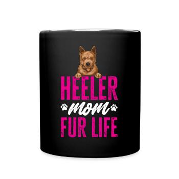 Australian Cattle Dog Red Blue Heeler - Tasse einfarbig - Schwarz - Vorne