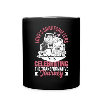 Love's Shapeshifters Celebrating the - Full Colour Mug - black - Front