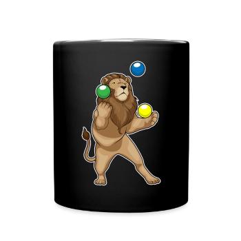 Jongleur de lion jongleur - Mug uni - noir - Devant