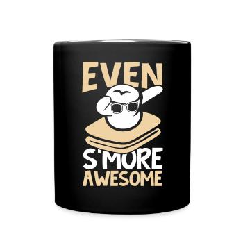 Encore plus génial Dabbing Marshmallow Camping Cam - Mug uni - noir - Devant