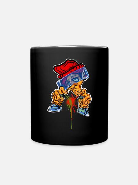 Spray Can Master - Full Colour Mug - black