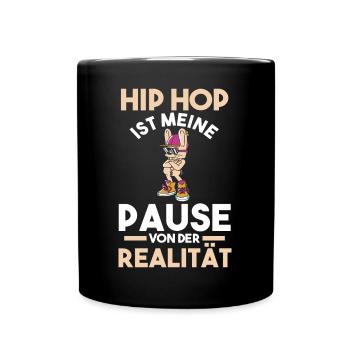 Hip Hop Tänzer - Tasse einfarbig - Schwarz - Vorne