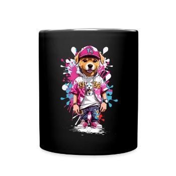 Chien - Mug uni - noir - Devant