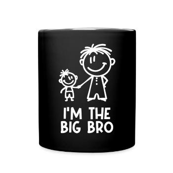 Déclaration de Big Brother Bro Frère Amour - Mug uni - noir - Devant
