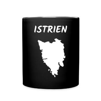 Istrien Kroatien Balkan Adria Urlaub Idee - Tasse einfarbig - Schwarz - Vorne