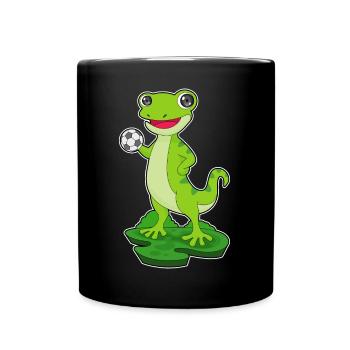 Gecko Handball Player Handball - Mug uni - noir - Devant