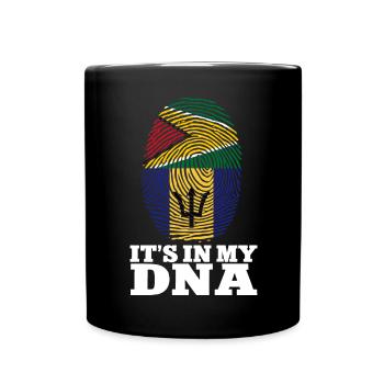 Barbados flag Barbadian bayan - Full Colour Mug - black - Front