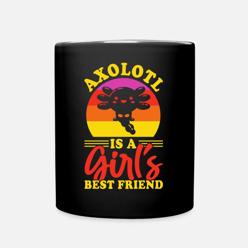 Axolotl - Mug uni - noir