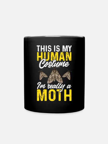 Motten Insektensammler Entomologe - Tasse einfarbig - Schwarz