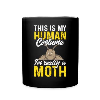 Moths Insect Collector Entomologist - Full Colour Mug - black - Front