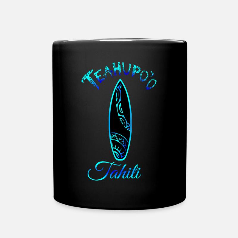 TEAHUPO'O - Full Colour Mug - black