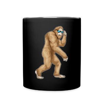 Bigfoot Halloween Sonnenbrille - Tasse einfarbig - Schwarz - Vorne