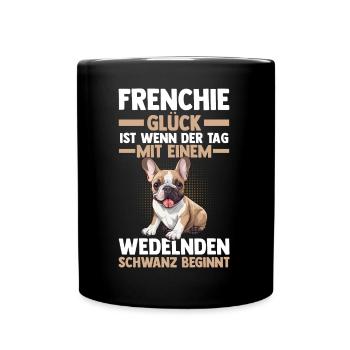 Chien Frenchie Bouledogue Français - Mug uni - noir - Devant