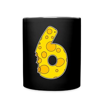 Graphique 6 - Mug uni - noir - Devant