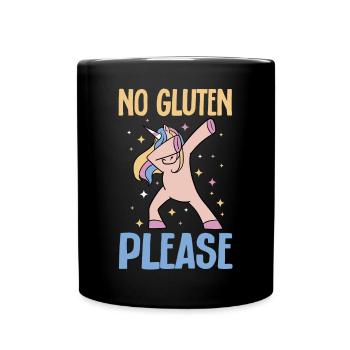 Gluten Free Gluten Intolerance - Full Colour Mug - black - Front