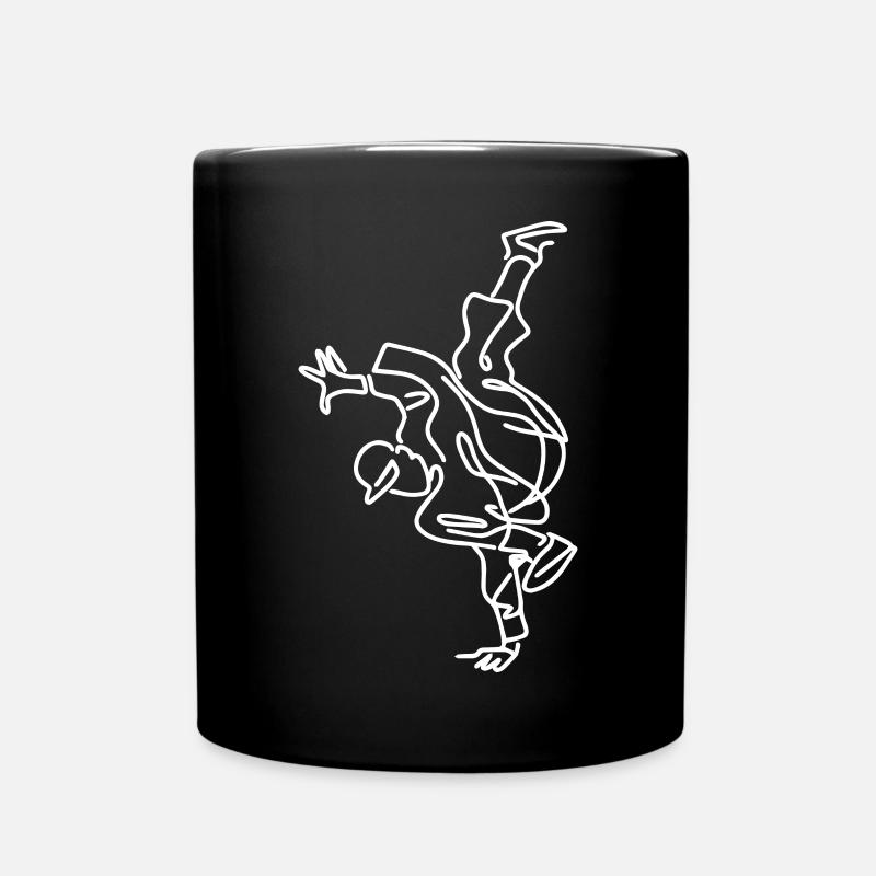 Breakdancing Skizze - Tasse einfarbig - Schwarz