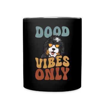 Bernedoodle Dog - Full Colour Mug - black - Front